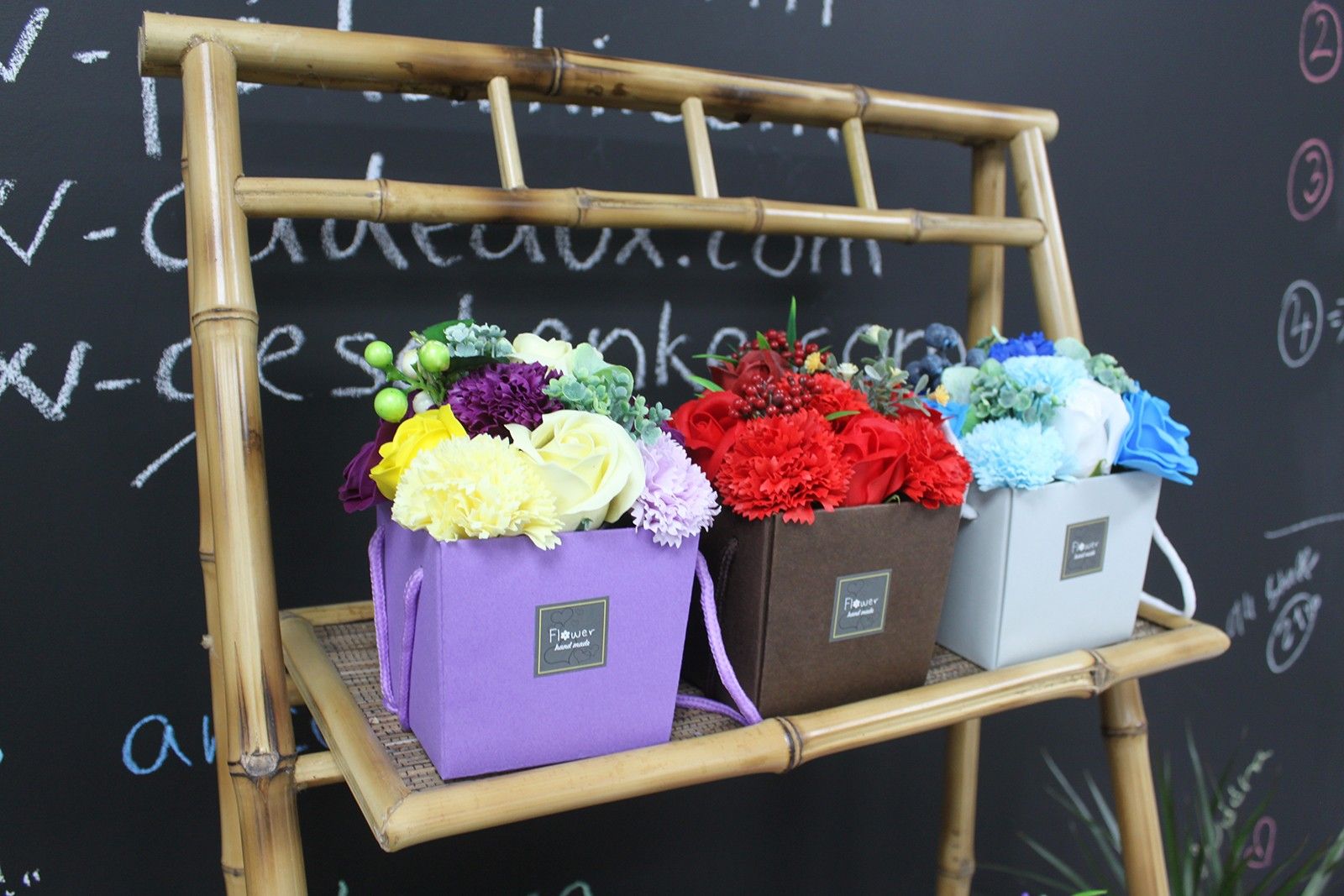 Soap Flower Bouquet - Spring Flowers - Image 6