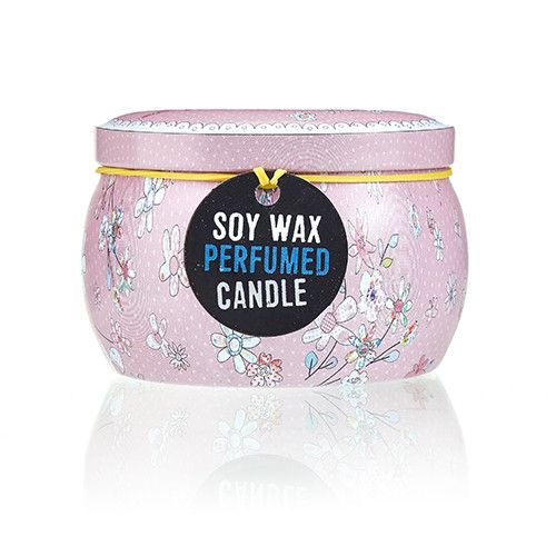 Art Tin Candle - Assorted Design - Friendly Messages - Parma Violet - Image 3