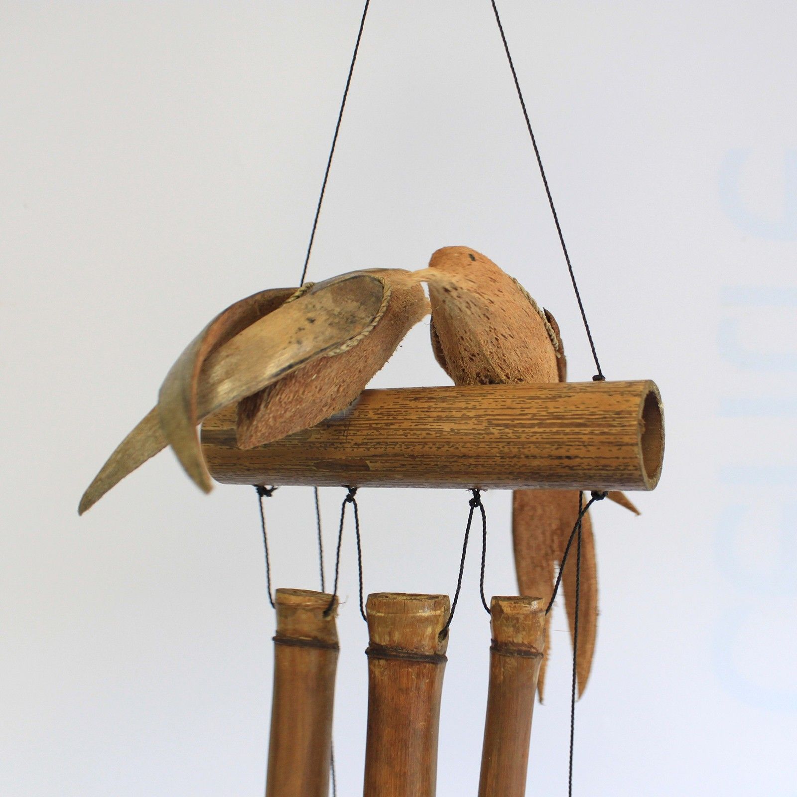Coconut Twin Birds Windchimes - Image 3