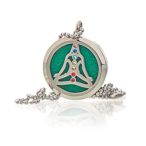 Aromatherapy Jewellery Necklace - Yoga Chakra - 30mm - Image 4