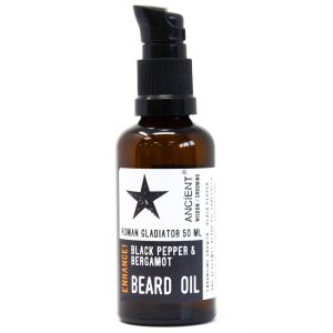bG9jYWw6Ly9tZWRpYS9IUC9BRC82MFIzMEMxRzZNVjNBREhQL2E3MmVkNGRkLmpwZWc.jpg 50ml Beard Oil - Roman Gladiator - Enhance!