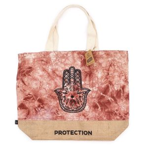 bG9jYWw6Ly9tZWRpYS9IUC9DQy82MFIzMEMxRzZXUzNDQ0hQLzg0YTg2MWYwLmpwZWc.jpg All Natural Bag - Terracotta Stonewash - Hamsa - Protection