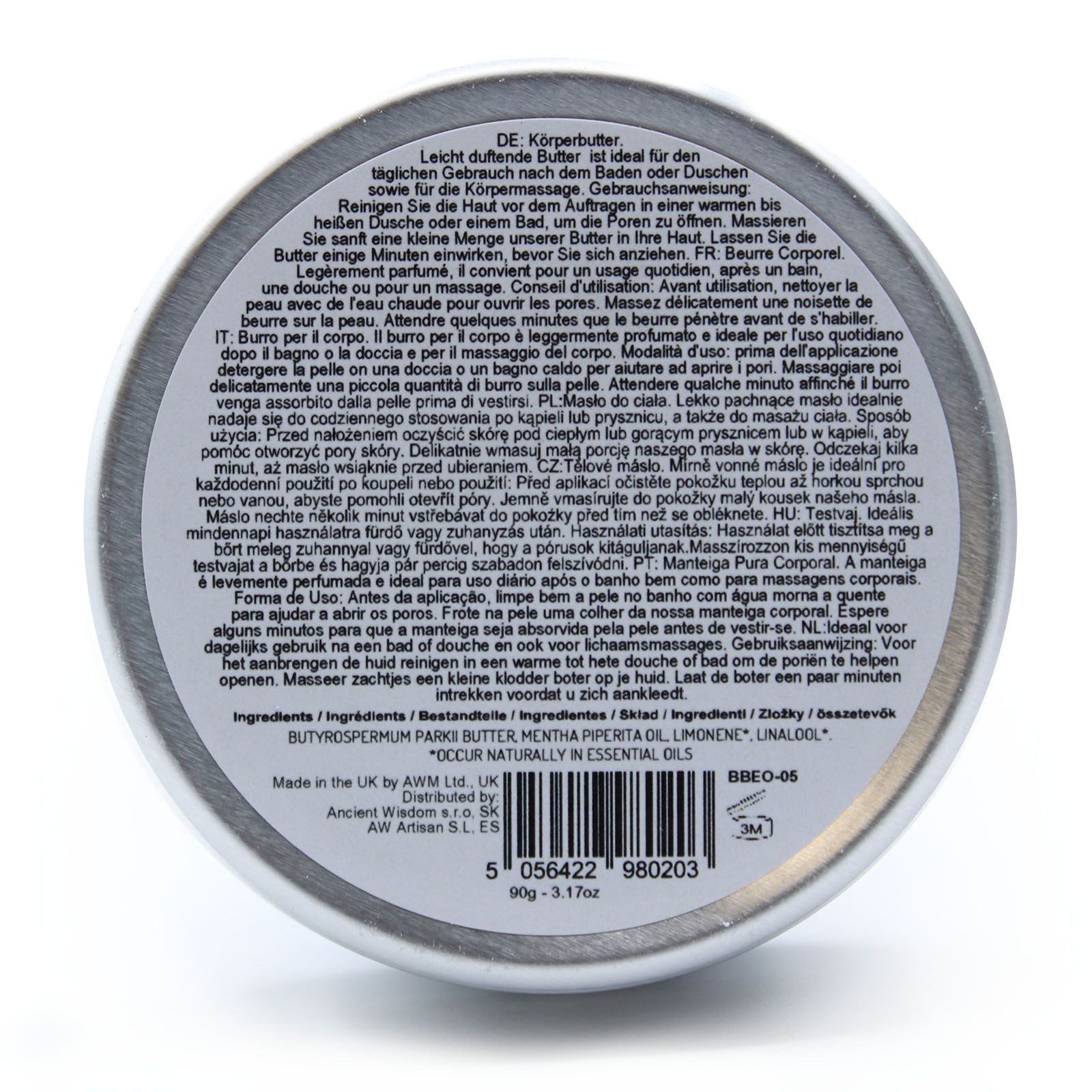 Aromatherapy Shea Body Butter 90g - Peppermint - Image 4