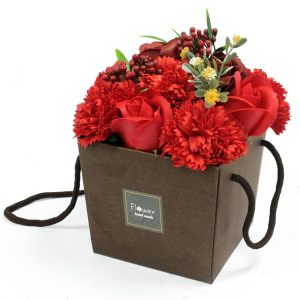 bG9jYWw6Ly9tZWRpYS9IUS9BQy82MFIzMEMxRzZHVjNBQ0hRLzkxYzlkOTFmLmpwZWc.jpg Soap Flower Bouquet - Red Rose & Carnation