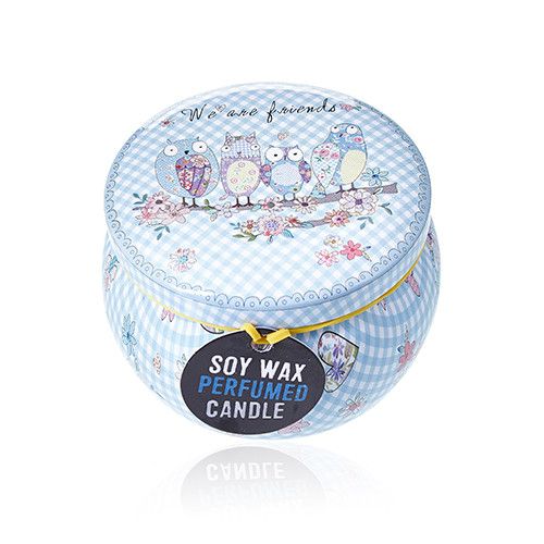 Art Tin Candle - Assorted Design - Friendly Messages - Parma Violet - Image 6