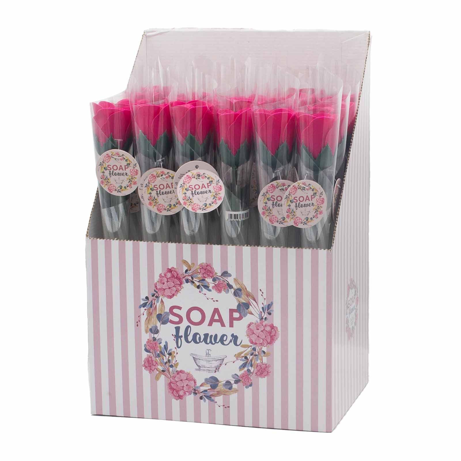 Soap Flower - Small Pink Rose
