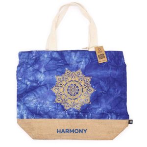 bG9jYWw6Ly9tZWRpYS9IUy9DQy82MFIzMEMxRzZXUzNDQ0hTL2QxNDNlZTFhLmpwZWc.jpg All Natural Bag - Blue Stonewash - Mandala - Harmony