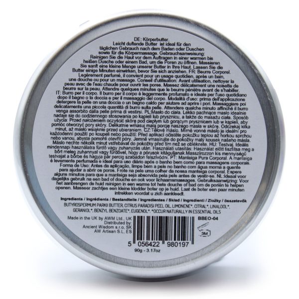 Aromatherapy Shea Body Butter 90g - Grapefruit - Image 3