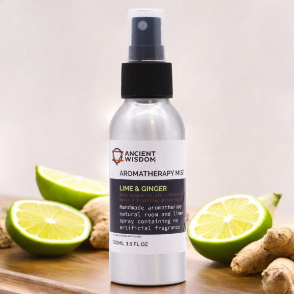 100ml Essential Oil Mist - Lime & Ginger - Image 3