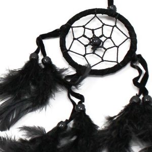 bG9jYWw6Ly9tZWRpYS9TSi9FQy82MFIzMEMxRzZHVDNFQ1NKLzJjYTFlYzgzLmpwZWc.jpg Bali Dreamcatchers - Small Round - Black/White/Red
