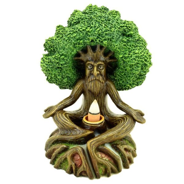 Wise Old Tree Man of the Forest Backflow Incense Burner - Image 2