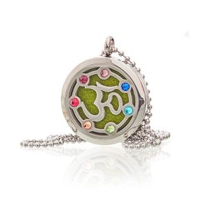 bG9jYWw6Ly9tZWRpYS9TTS8wRC82MFIzMEMxRzZNVkswRFNNLzRiNTY0ZmUzLmpwZWc-1.jpg Aromatherapy Jewellery Necklace - OM Chakra - 30mm