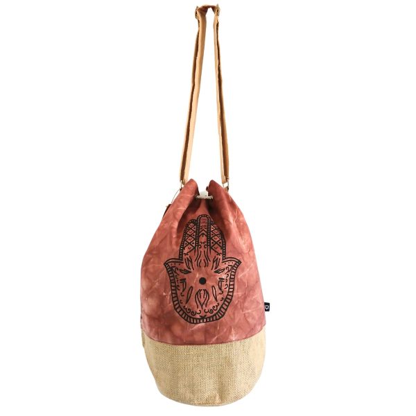 All Natural Backpack - Terracotta Stonewash - Hamsa - Image 4