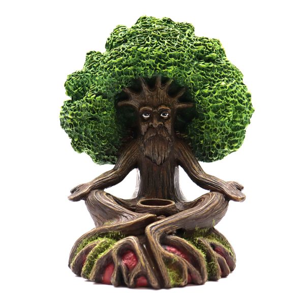 Wise Old Tree Man of the Forest Backflow Incense Burner - Image 3