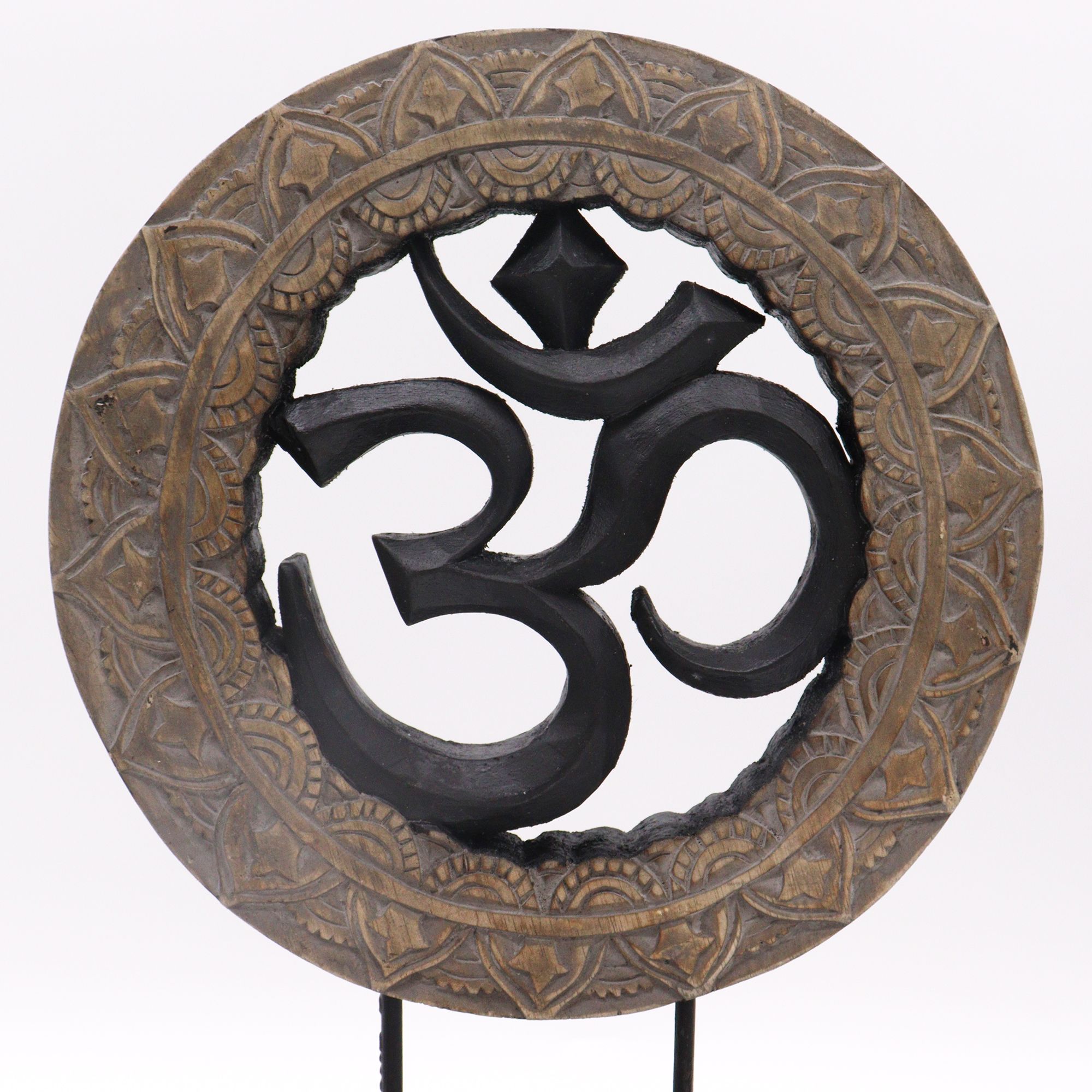 Buddha Feng Shui Set - Om - Grey & Black - Image 3