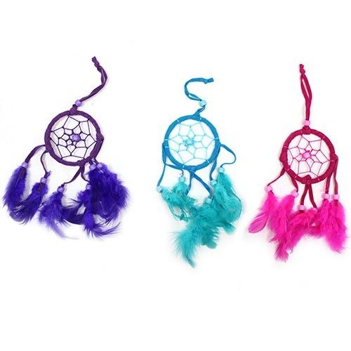 Bali Dreamcatchers - Small Round - Turq/Pink/Purp - Image 2