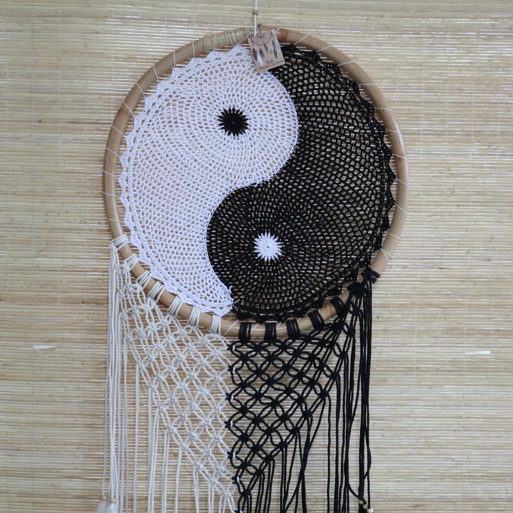 Bali Dream Catchers - Extra Large Ying Yang D: 50cm - Image 5