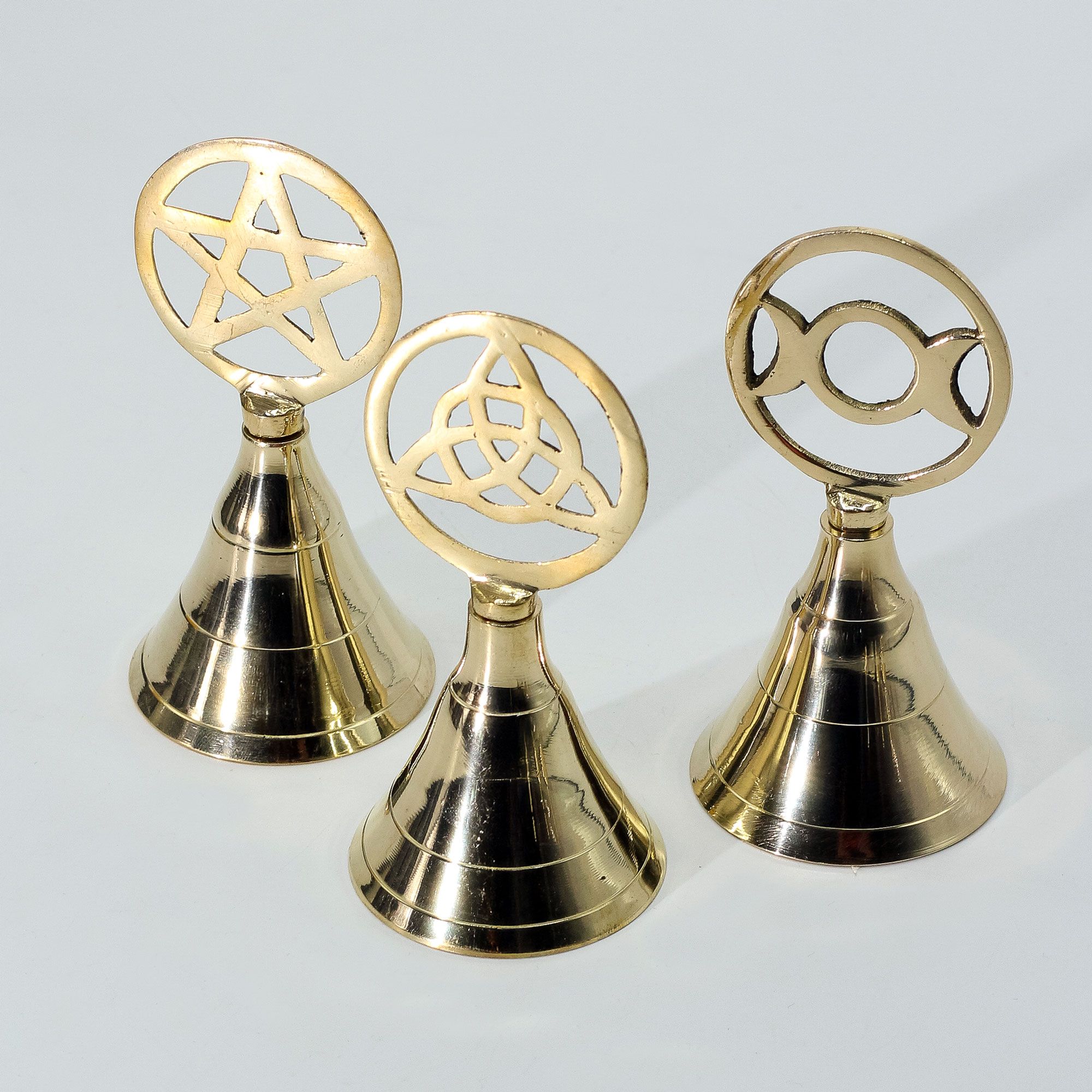 Altar Brass Bell - Three Moon - Image 2