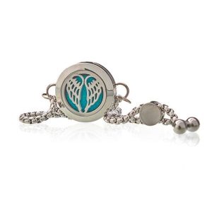 bG9jYWw6Ly9tZWRpYS9TUS8wRC82MFIzMEMxRzZNVkswRFNRL2NlZGZkZWJjLmpwZWc.jpg Aromatherapy Jewellery Chain Bracelet - Angel Wings - 20mm
