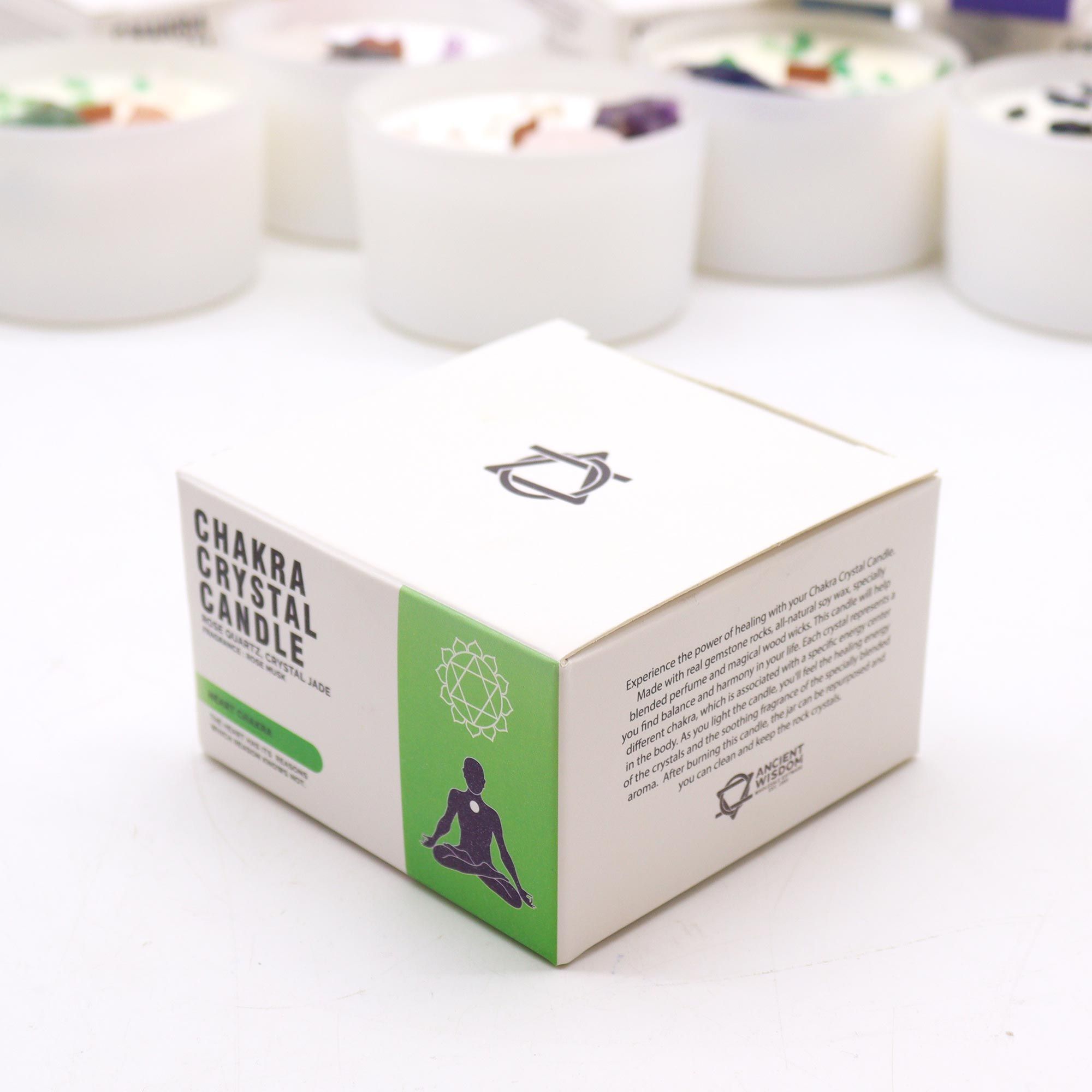 Chakra Crystal Candles - Heart Chakra - Image 3