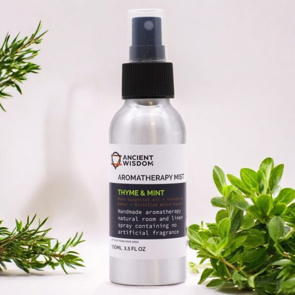 100ml Essential Oil Mist - Thyme & Mint - Image 3