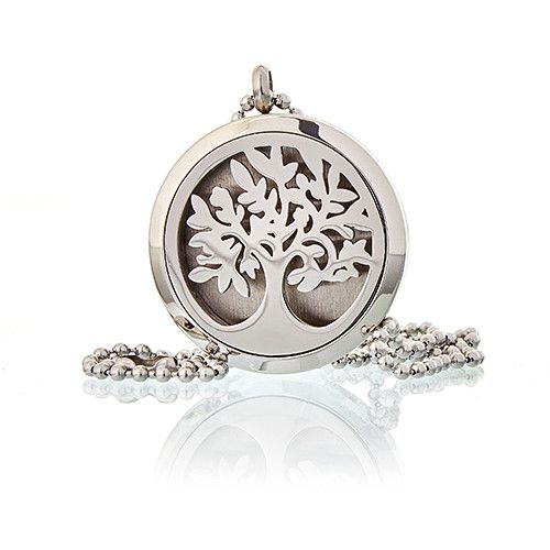 Aromatherapy Diffuser Necklace - Tree of Life 30mm - Image 5