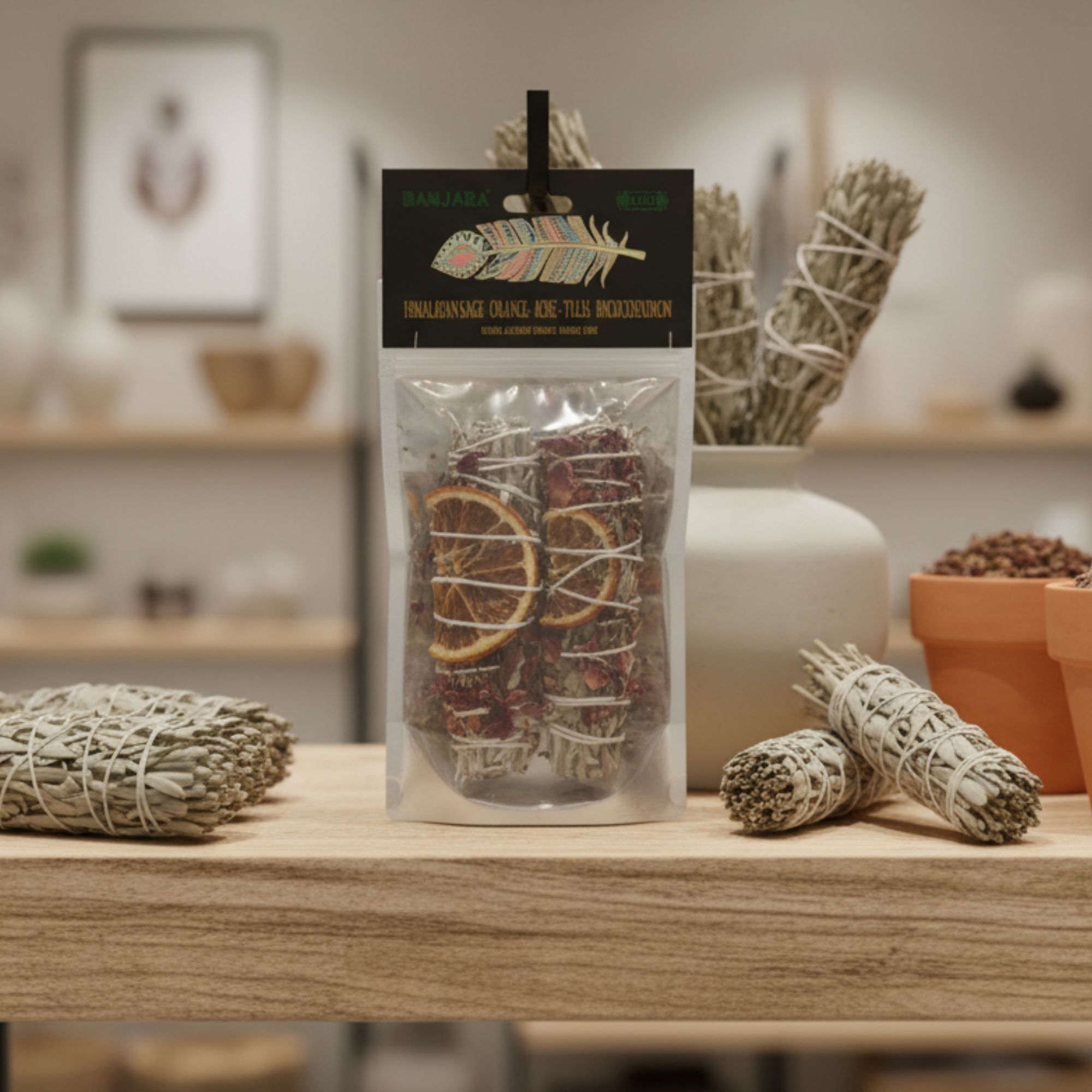 Banjara Smudge - Indian Sage and Patchouli - Image 2