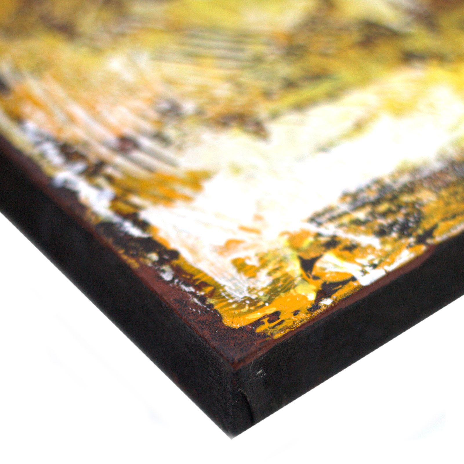 Buddha Painting - Gold Sand Finish - Image 4