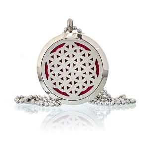 bG9jYWw6Ly9tZWRpYS9TUy84RC82MFIzMEMxRzZNVEs4RFNTLzgzMTE5ZGQ3LmpwZWc.jpg Aromatherapy Diffuser Necklace - Flower  of Life 30mm