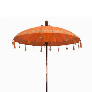 bG9jYWw6Ly9tZWRpYS9TUy84RC82MFIzMEMxRzZXUks4RFNTLzRjYTg0ZjRlLmpwZWc.jpg Bali Patio Parasol - Cotton - Orange Decor - 2m