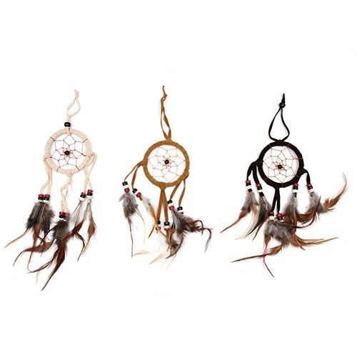 Bali Dreamcatchers - Small Round - Cream/Coffee/Choc - Image 2